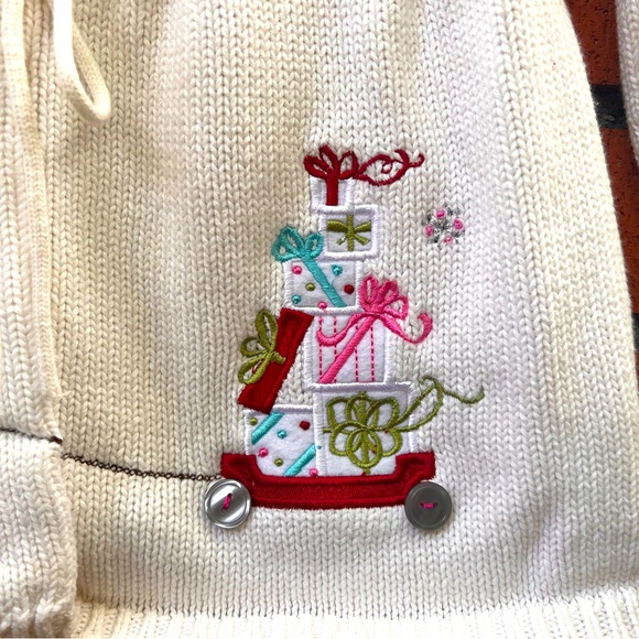 Fabulous and super soft SAVANNAH knit HOLIDAY Sweater for Girls, Size L (6x) - Picture 3 of 7